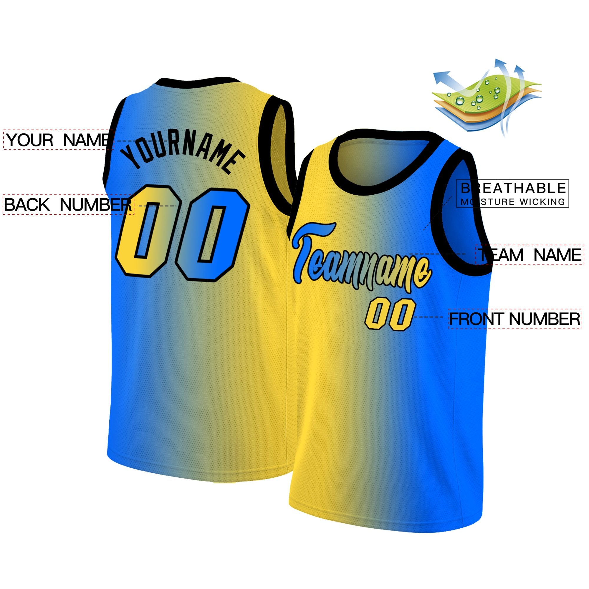 Blue Basketball Jersey