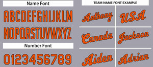 Custom Dark Gray Orange-Black Classic Sets Sports Uniform Basketball Jersey