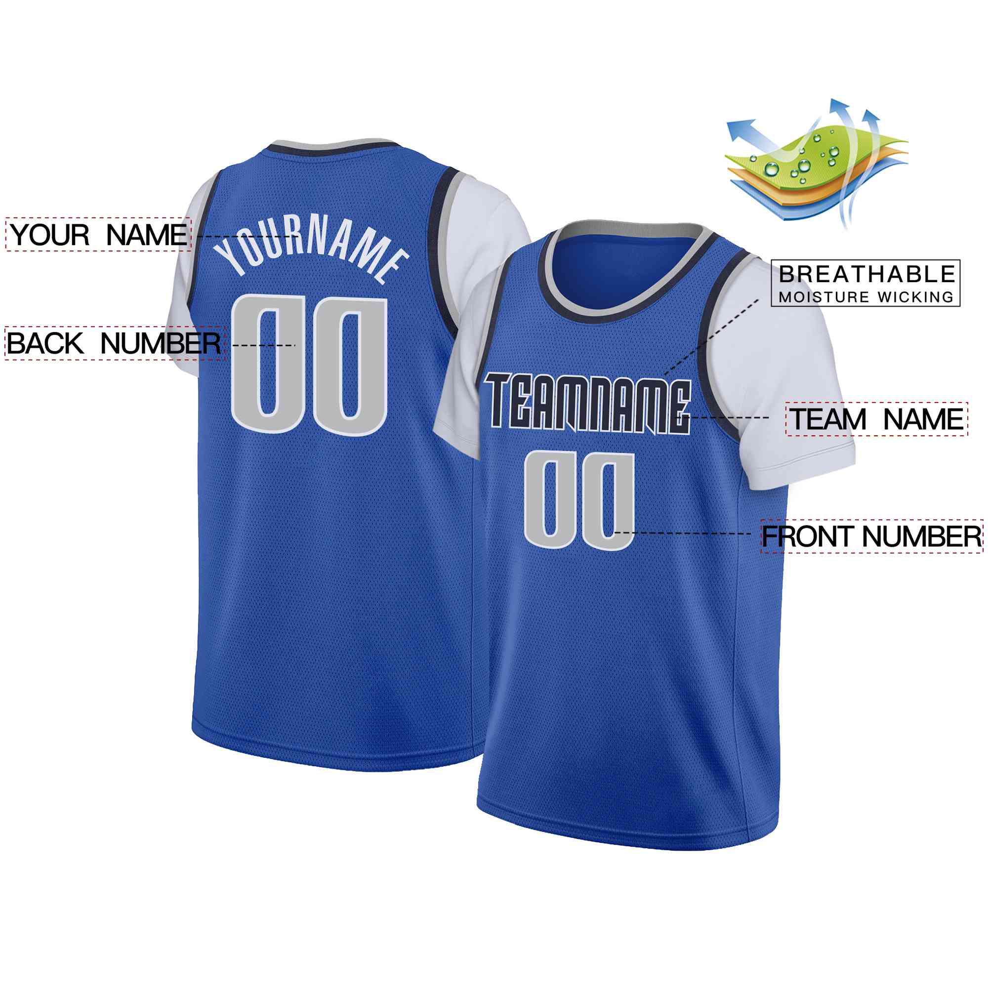 FANSIDEA Custom Cream Navy Pinstripe Light Blue-Black Authentic Basketball Jersey Men's Size:L