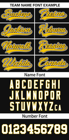 Custom Black Yellow Personalized Pittsburgh City Nightscape Authentic Baseball Jersey