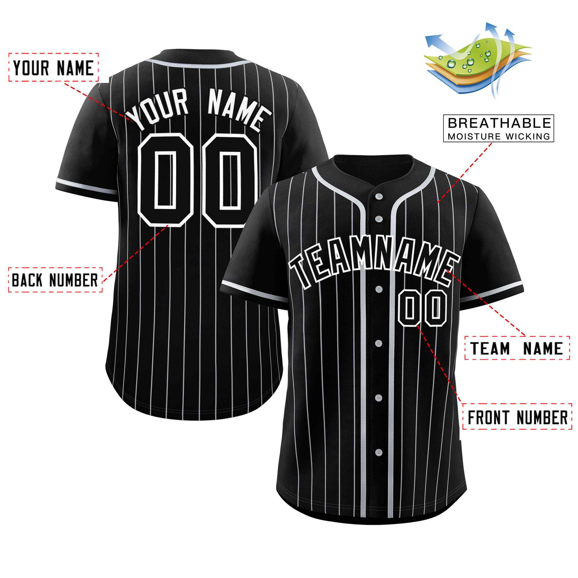 Custom Black Gray Stripe Fashion Raglan Sleeves Authentic Baseball Jersey