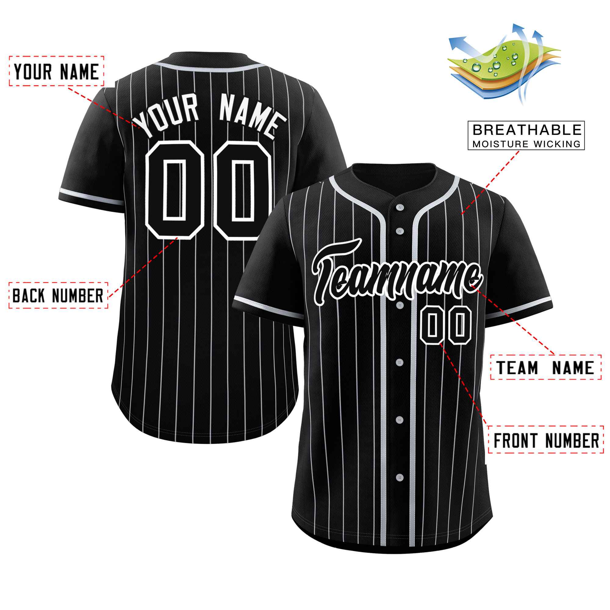 Custom Black Gray Stripe Fashion Raglan Sleeves Authentic Baseball Jersey