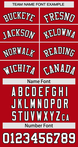 Custom Red Black Personalized Gradient Side Design Authentic Baseball Jersey