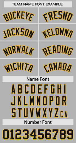 Custom Gray Yellow Personalized Raglan Sleeves Authentic Baseball Jersey
