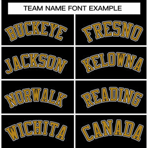 Custom Black Old Gold-Black Raglan Sleeves Varsity Full-Snap Letterman Jacket