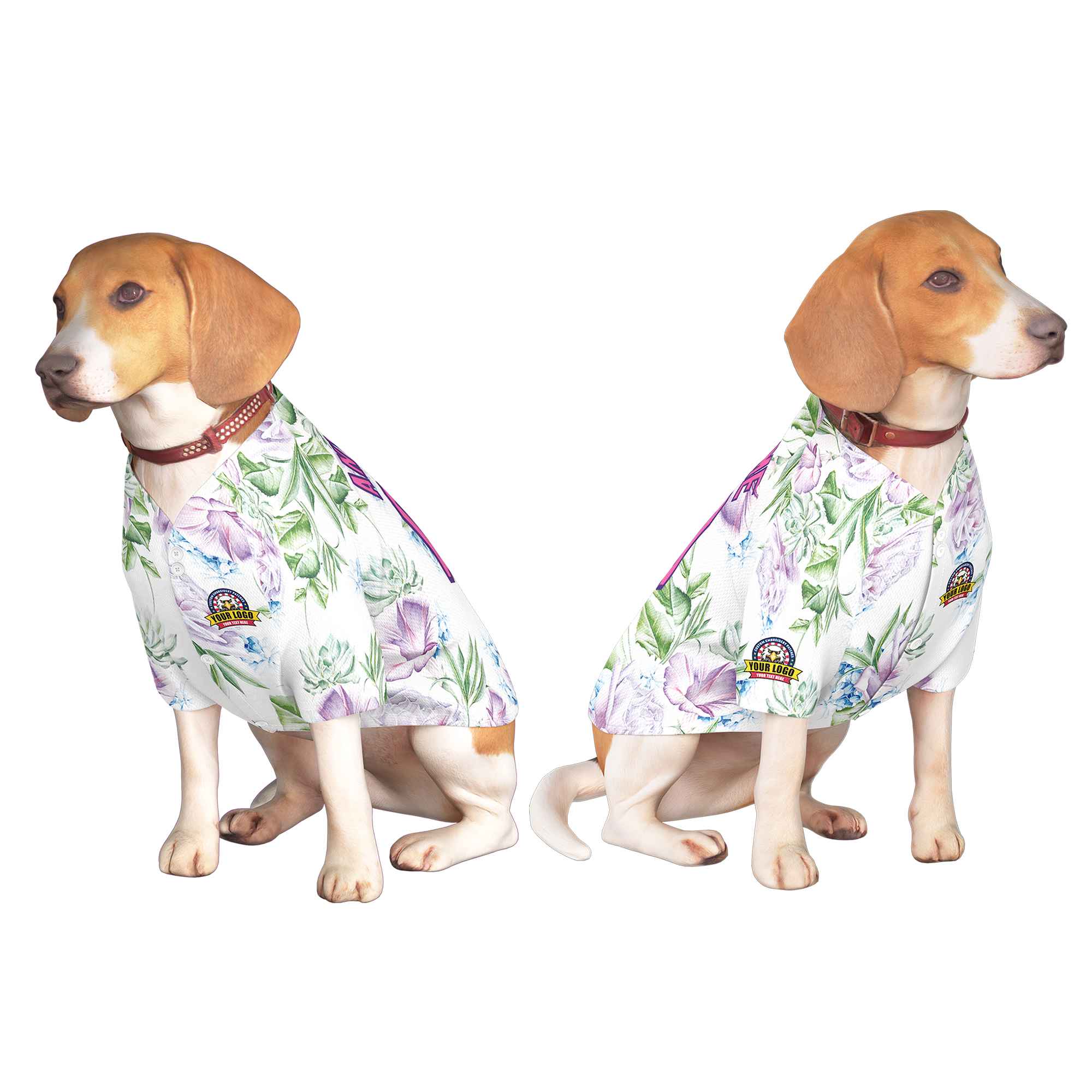 Custom Pink Purple Graffiti Pattern Dog Jersey