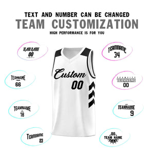 Custom White Black Classic Sets Sports Uniform Basketball Jersey