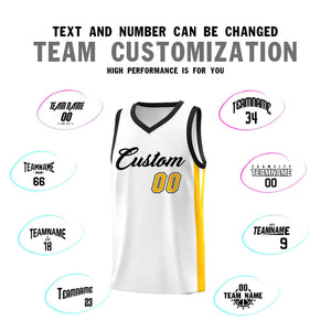 Custom White Black Classic Sets Sports Uniform Basketball Jersey