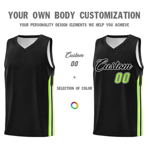 Custom Black White Classic Sets Sports Uniform Basketball Jersey