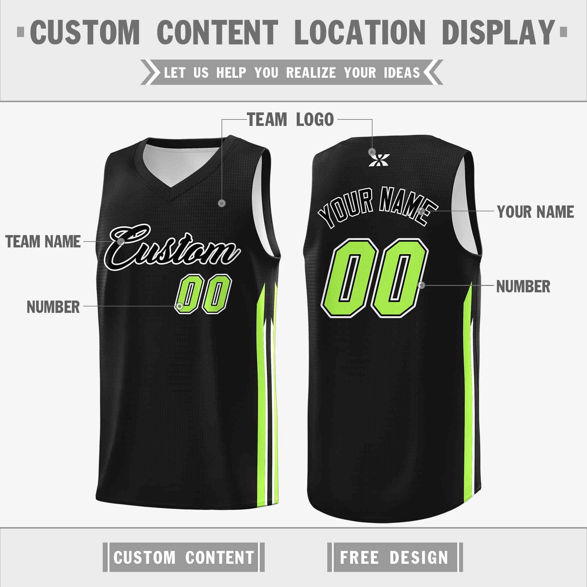 Custom Black Black-Classic Tops Mesh Sport Basketball Jersey