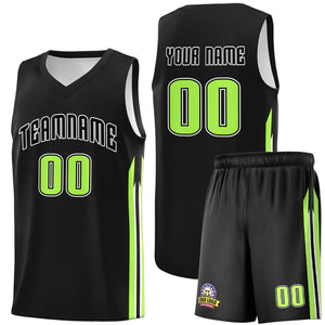 Custom Black White Classic Sets Sports Uniform Basketball Jersey