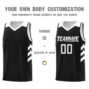 Custom Black White Classic Sets Sports Uniform Basketball Jersey