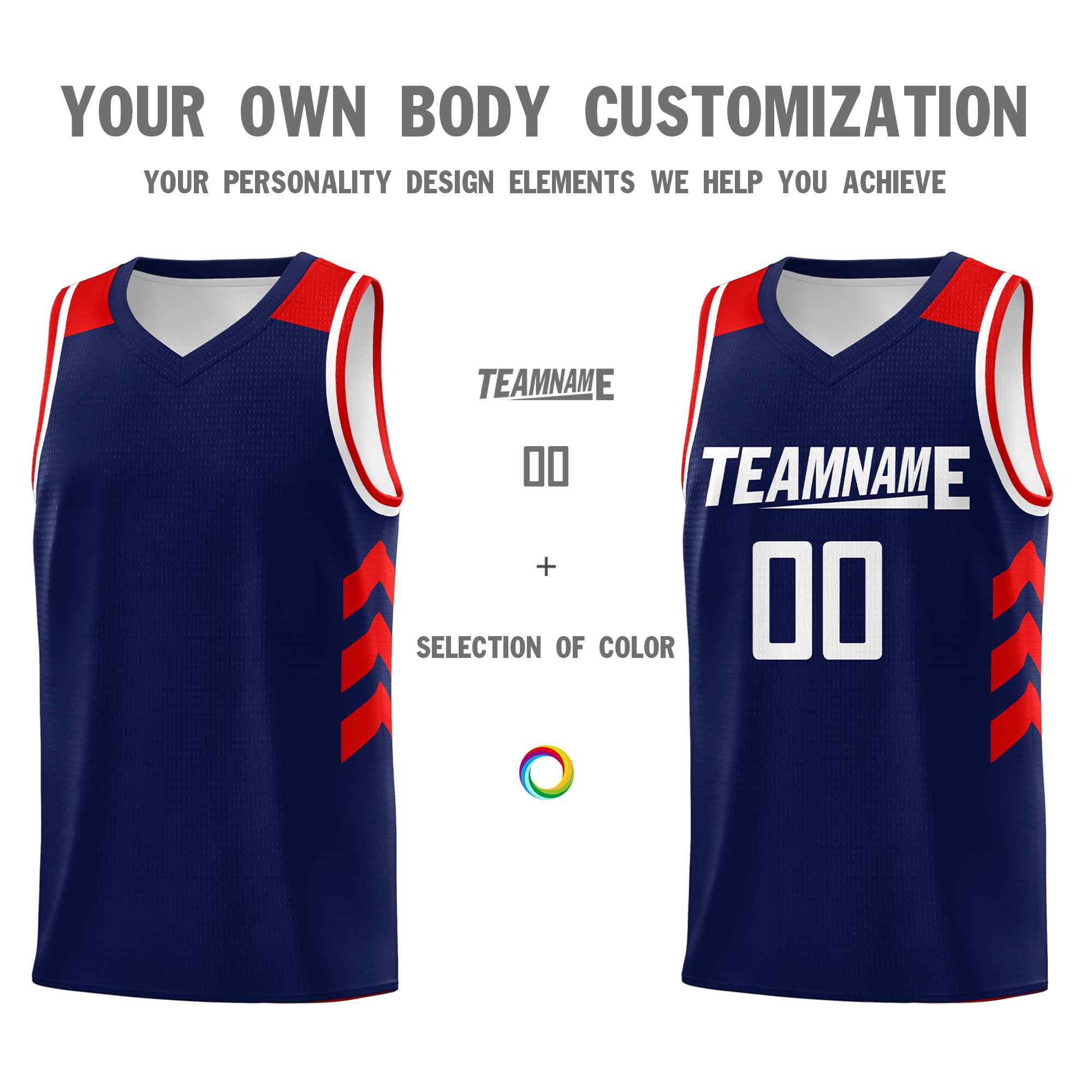 Custom Navy White Classic Sets Sports Uniform Basketball Jersey