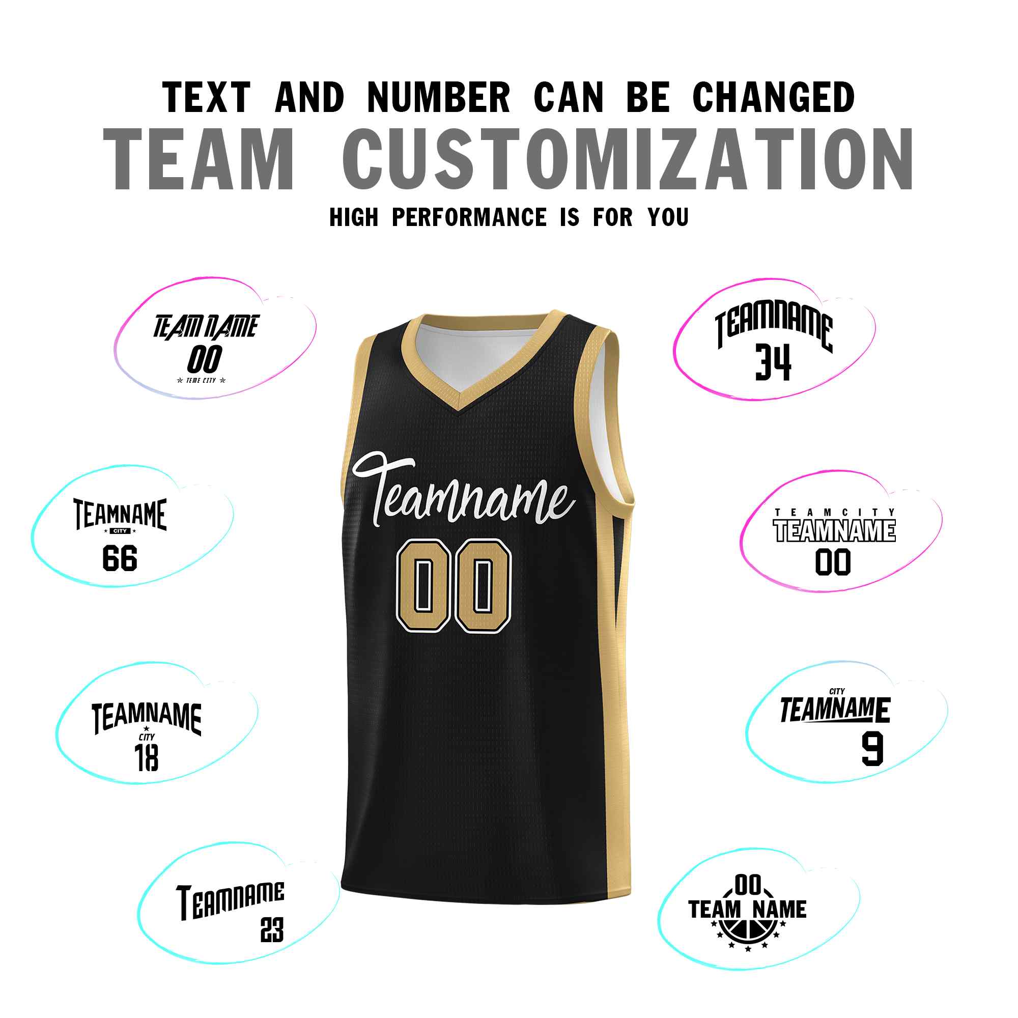 Custom Black White Classic Sets Sports Uniform Basketball Jersey