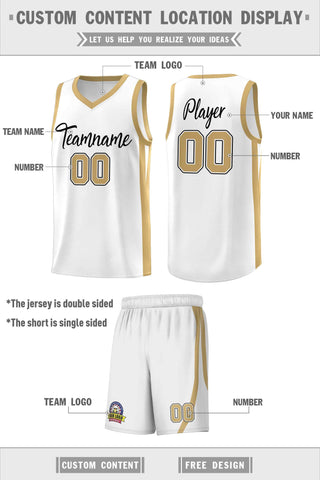 Custom White Black Classic Sets Sports Uniform Basketball Jersey