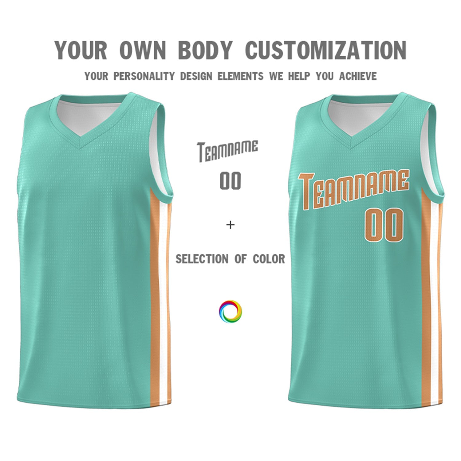 Custom Light Green Khaki Classic Tops Breathable Basketball Jersey