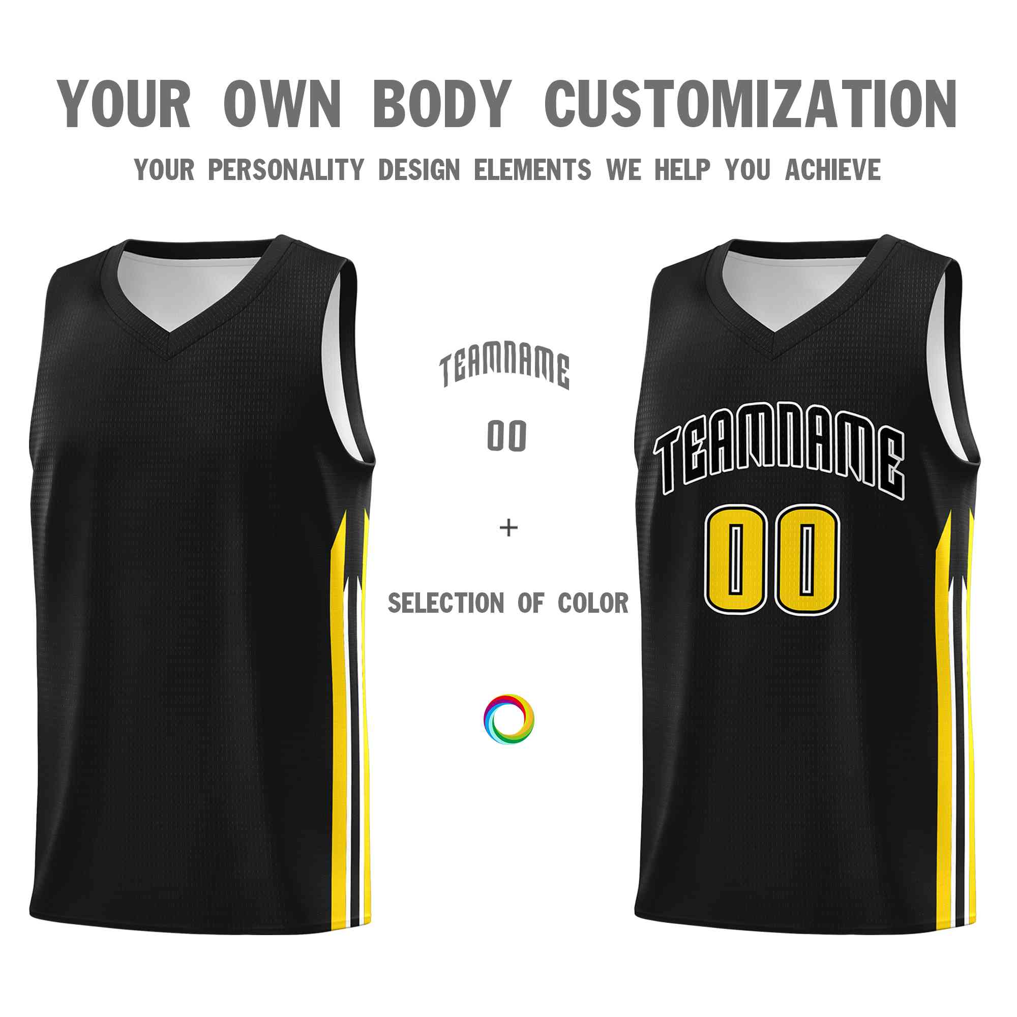 Custom Black White-Classic Tops Mesh Sport Basketball Jersey