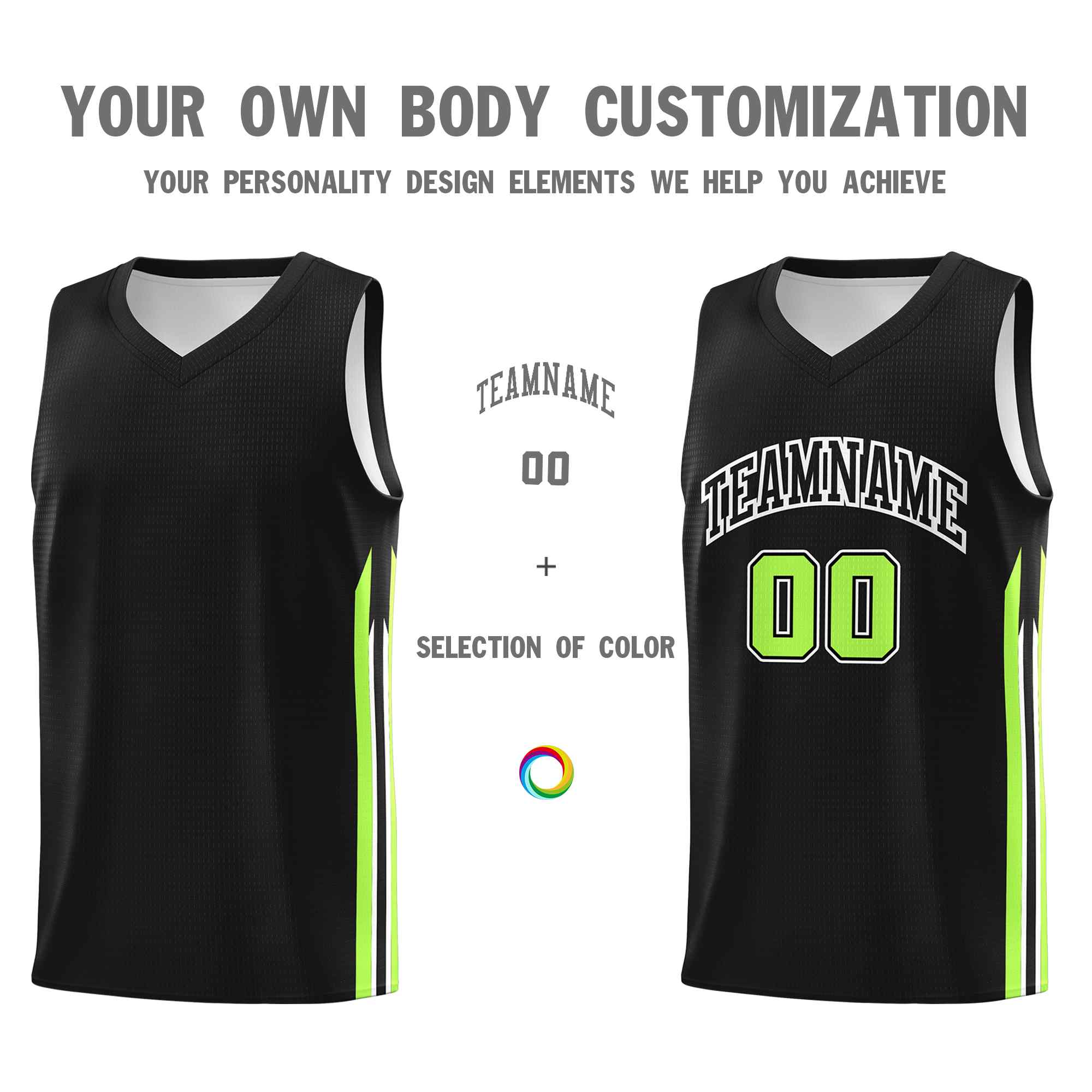 Custom Black White Classic Sets Sports Uniform Basketball Jersey