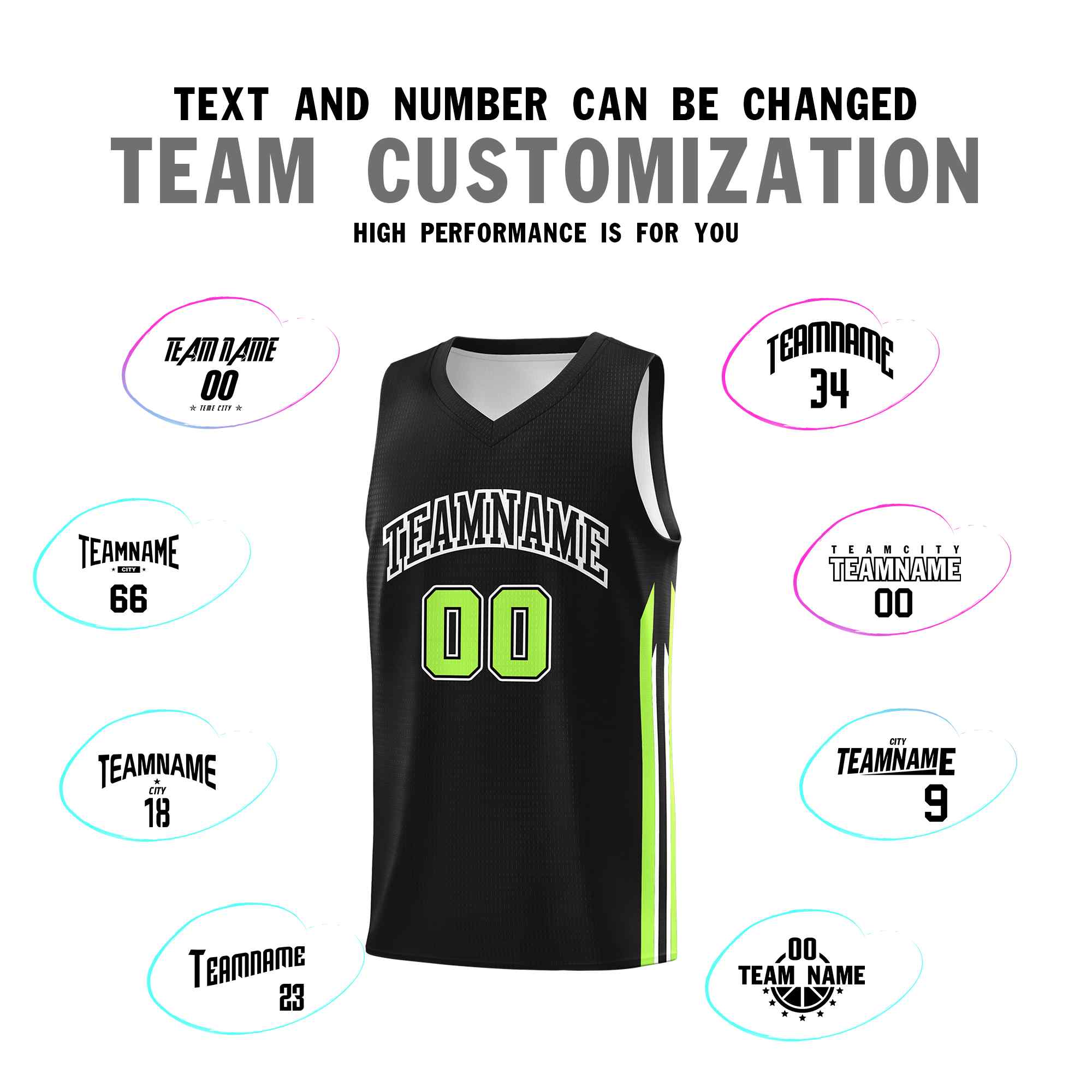 Custom Black White Classic Sets Sports Uniform Basketball Jersey