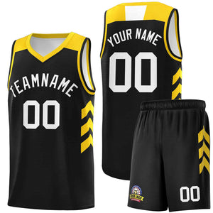 Ensembles classiques noirs et blancs personnalisés, maillot de basket-ball uniforme de sport