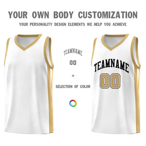 Custom White Black Classic Sets Sports Uniform Basketball Jersey