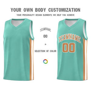 Maillot de basket-ball décontracté, vert clair, kaki, classique, athlétique, personnalisé