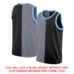 Custom Black White Split Fashion Tops Basketball Jersey