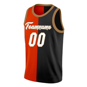 Maillot de basket-ball personnalisé, haut à la mode, rouge, noir et blanc, personnalisé