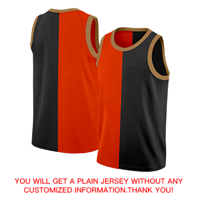 Custom Red Black-White Split Fashion Tops Basketball Jersey