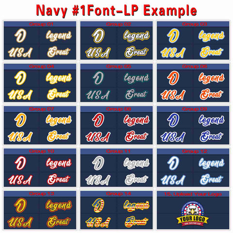 Custom Navy Vintage USA Flag-Gold Curved Eaves Sport Design Baseball Cap