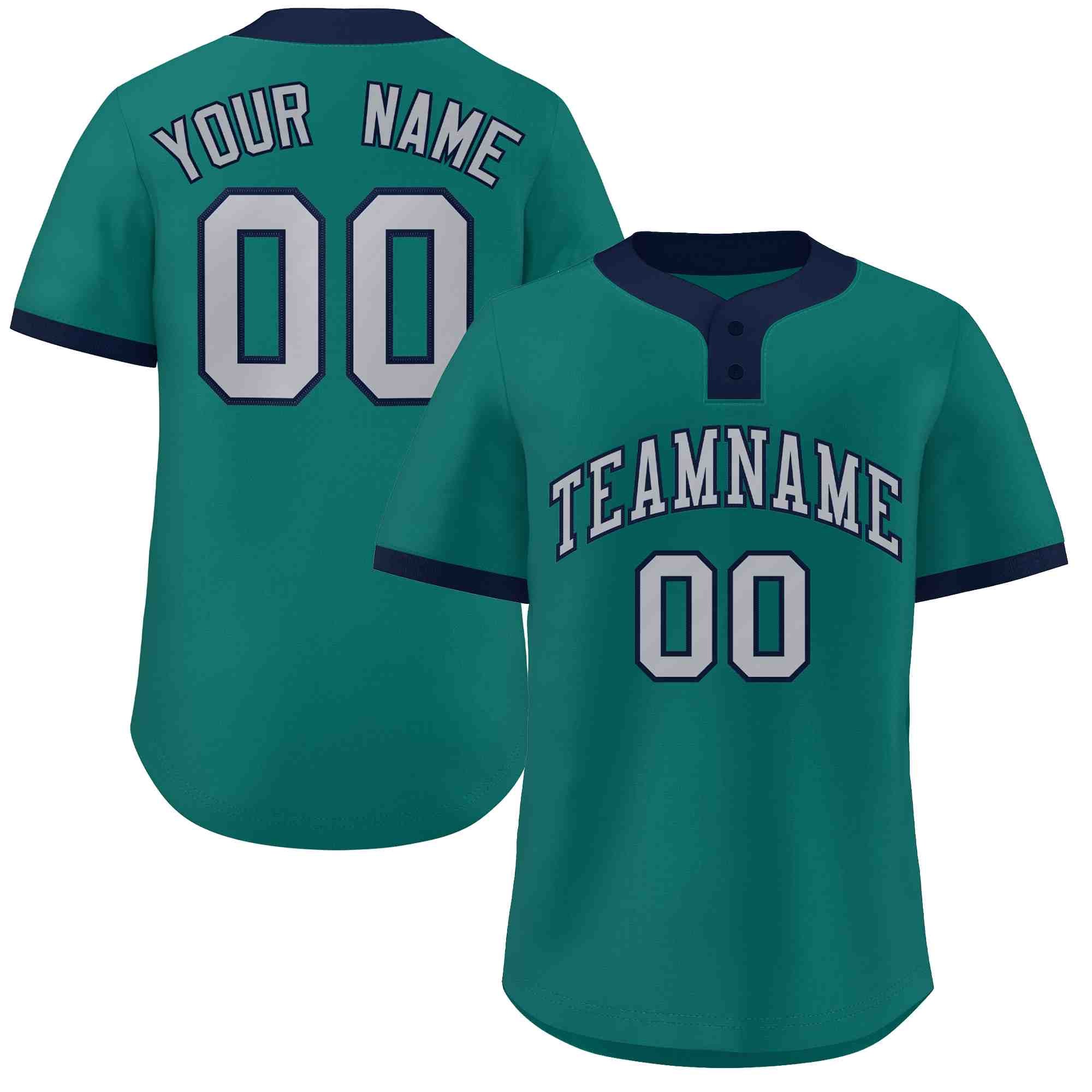 Aqua Baseball Jersey