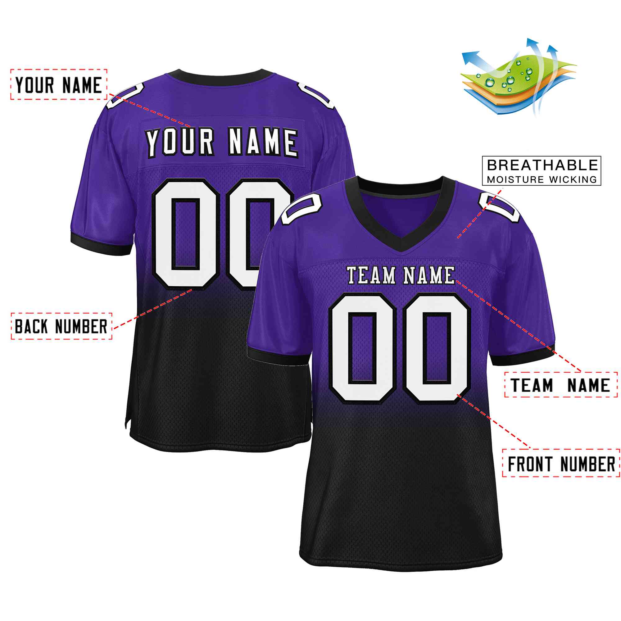 plain football jerseys