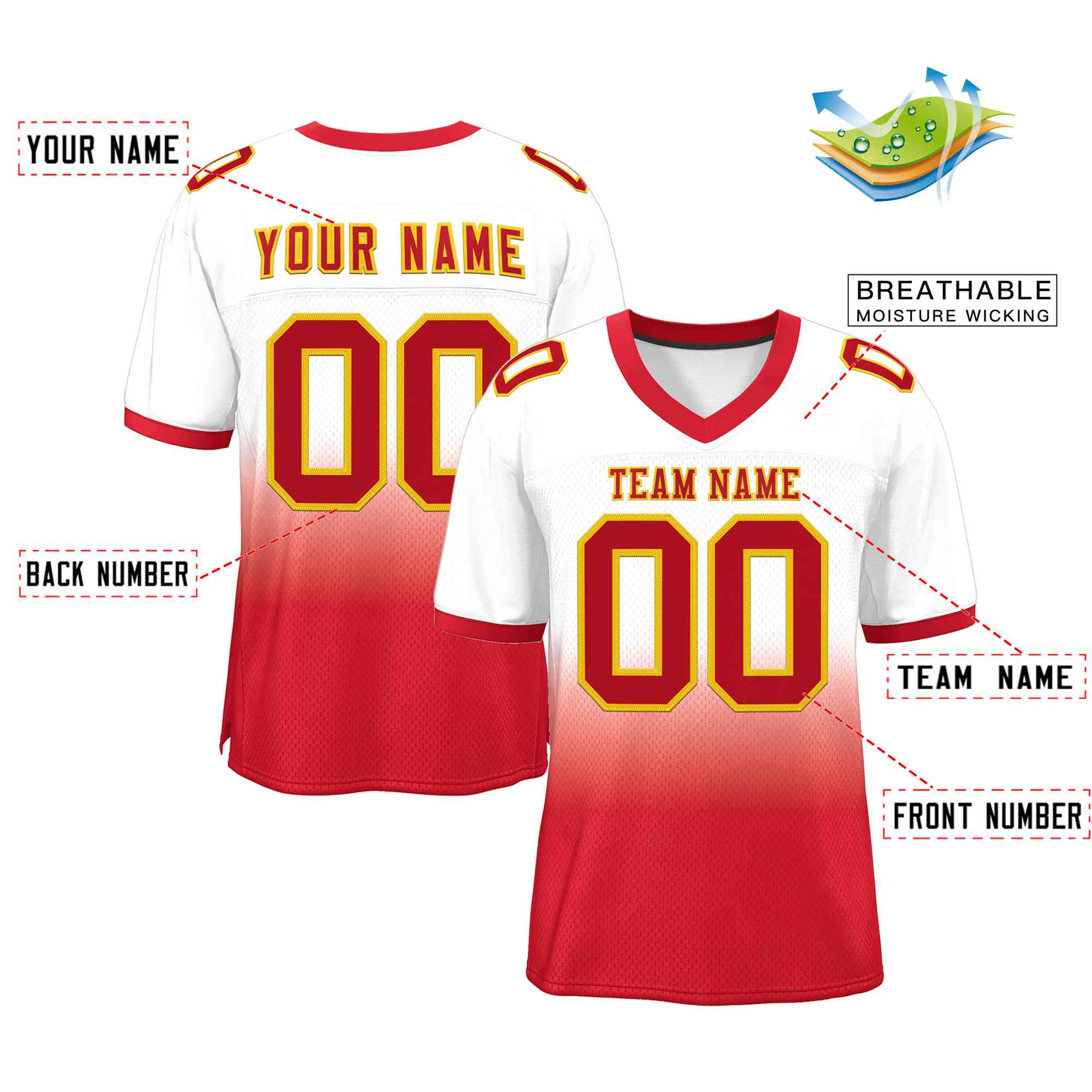 football t shirt jersey