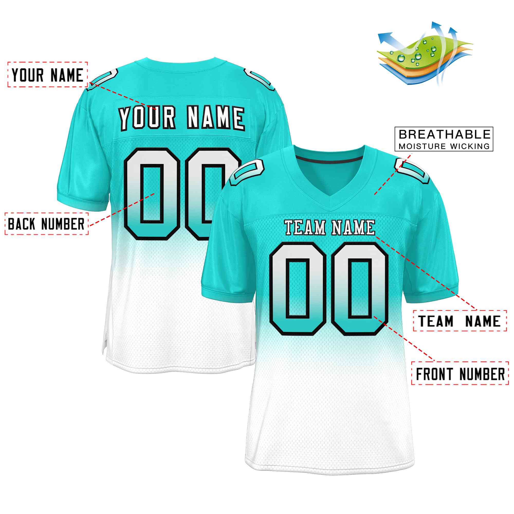 custom football shirts