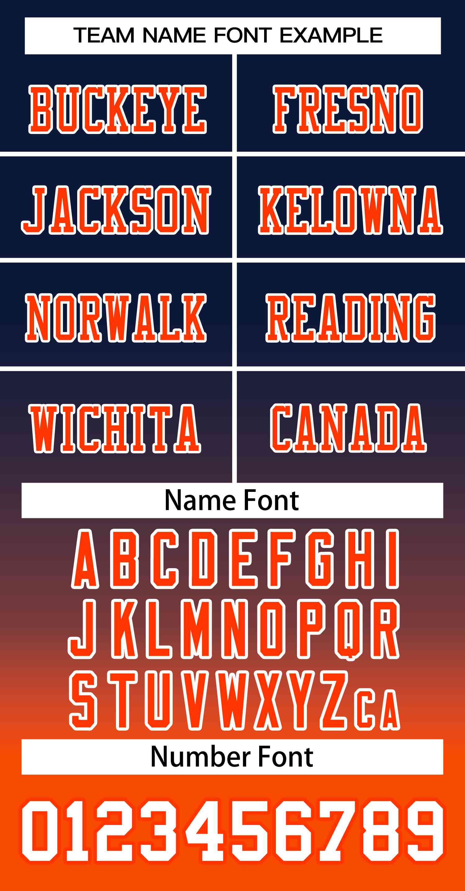 Custom Navy Orange-White Gradient Fashion Personalized Team Football Jersey