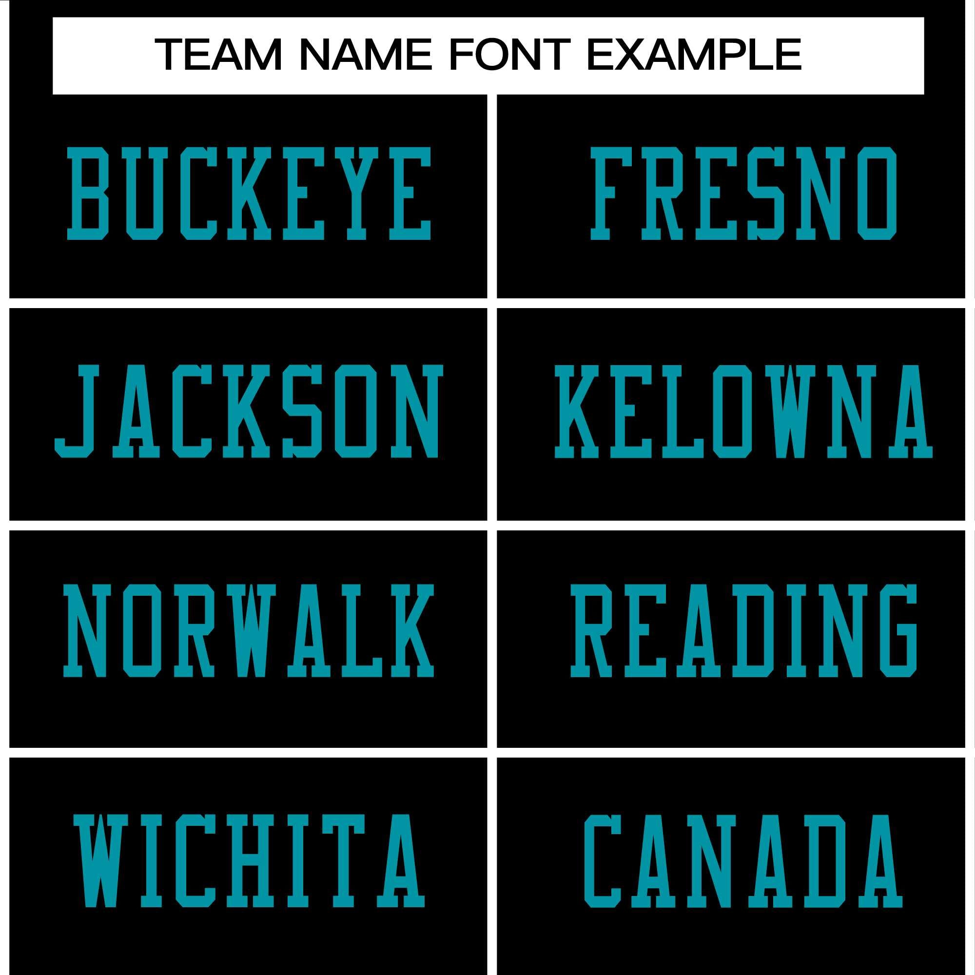 Custom Black Aqua-Black Classic Style Authentic Football Jersey