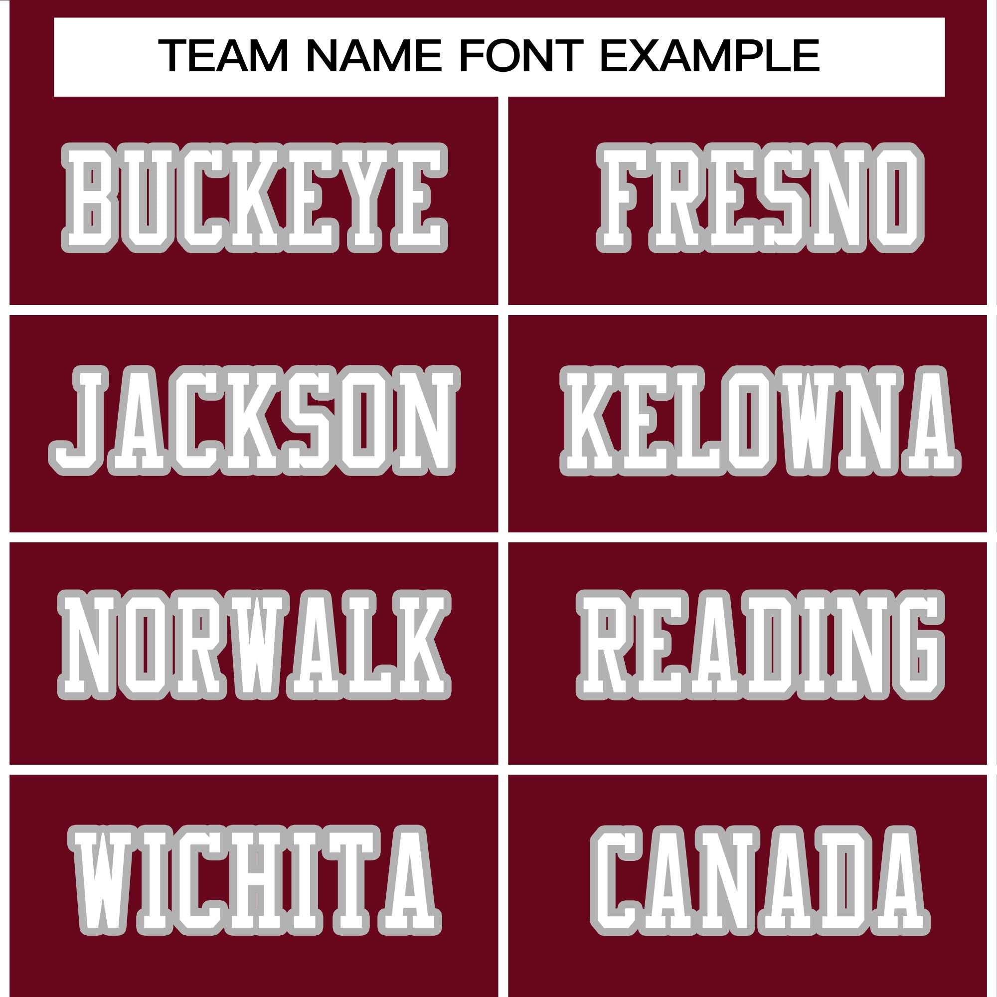 Custom Burgundy White-Gray Classic Style Authentic Football Jersey