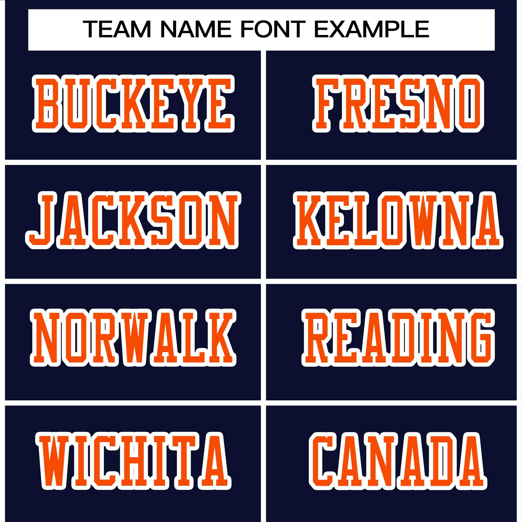 Custom Navy Orange-White Classic Style Authentic Football Jersey