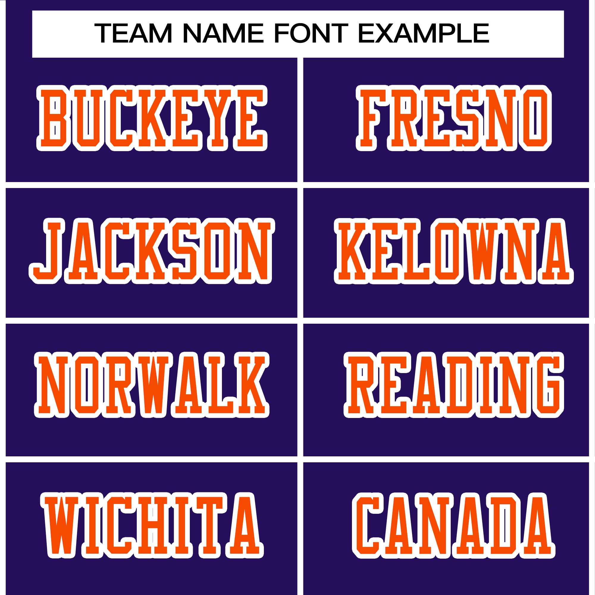 Custom Purple Orange-White Classic Style Authentic Football Jersey