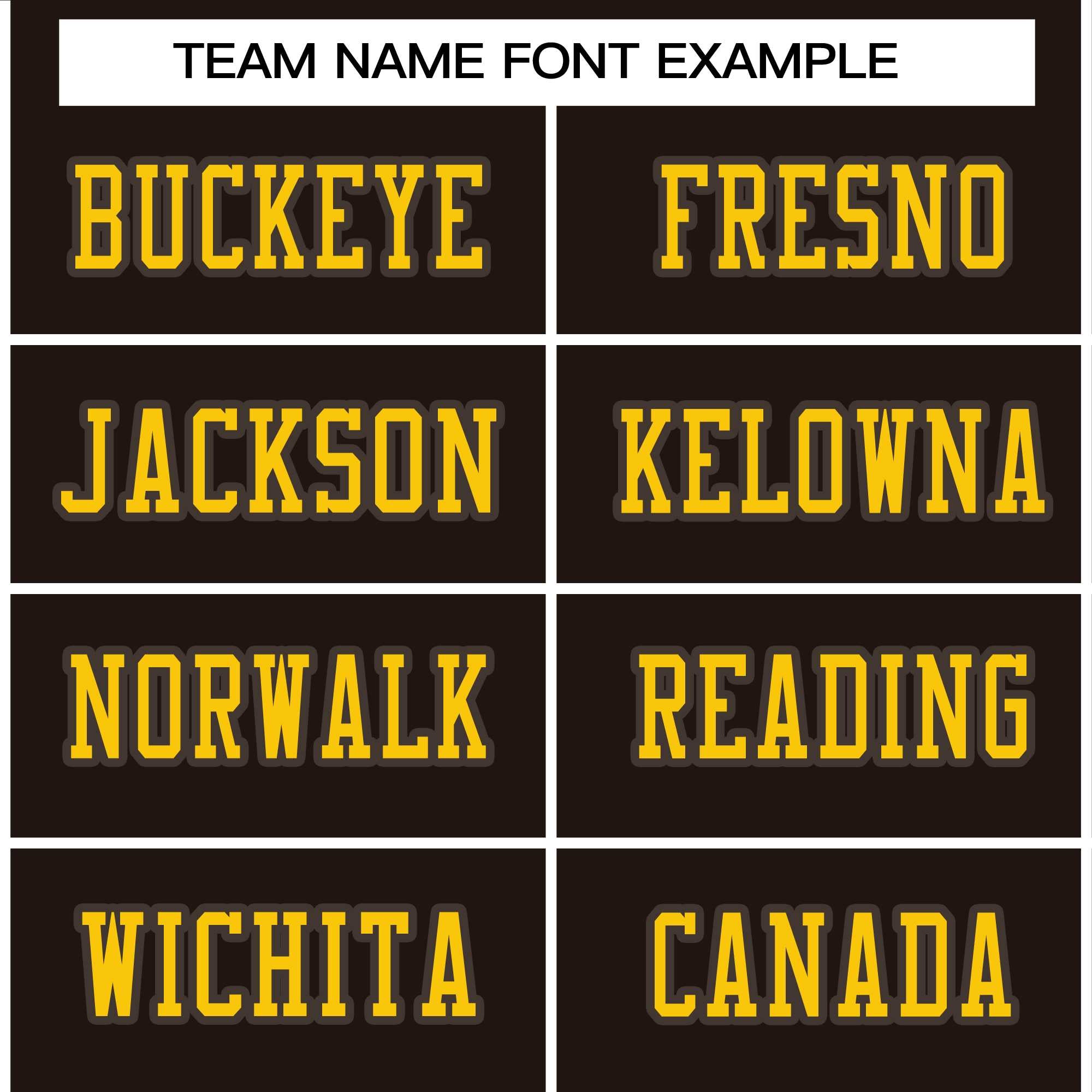 Custom Brown Gold-Brown Classic Style Authentic Football Jersey