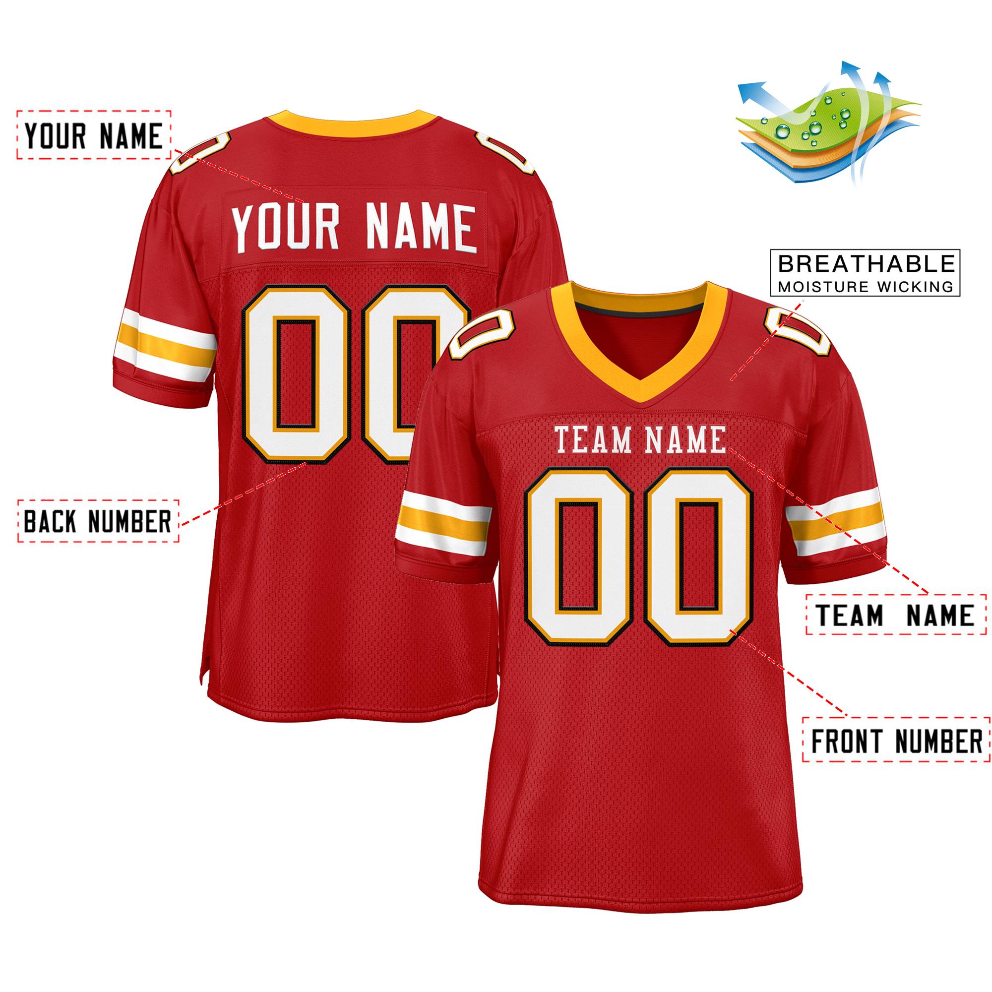 custom youth football jerseys