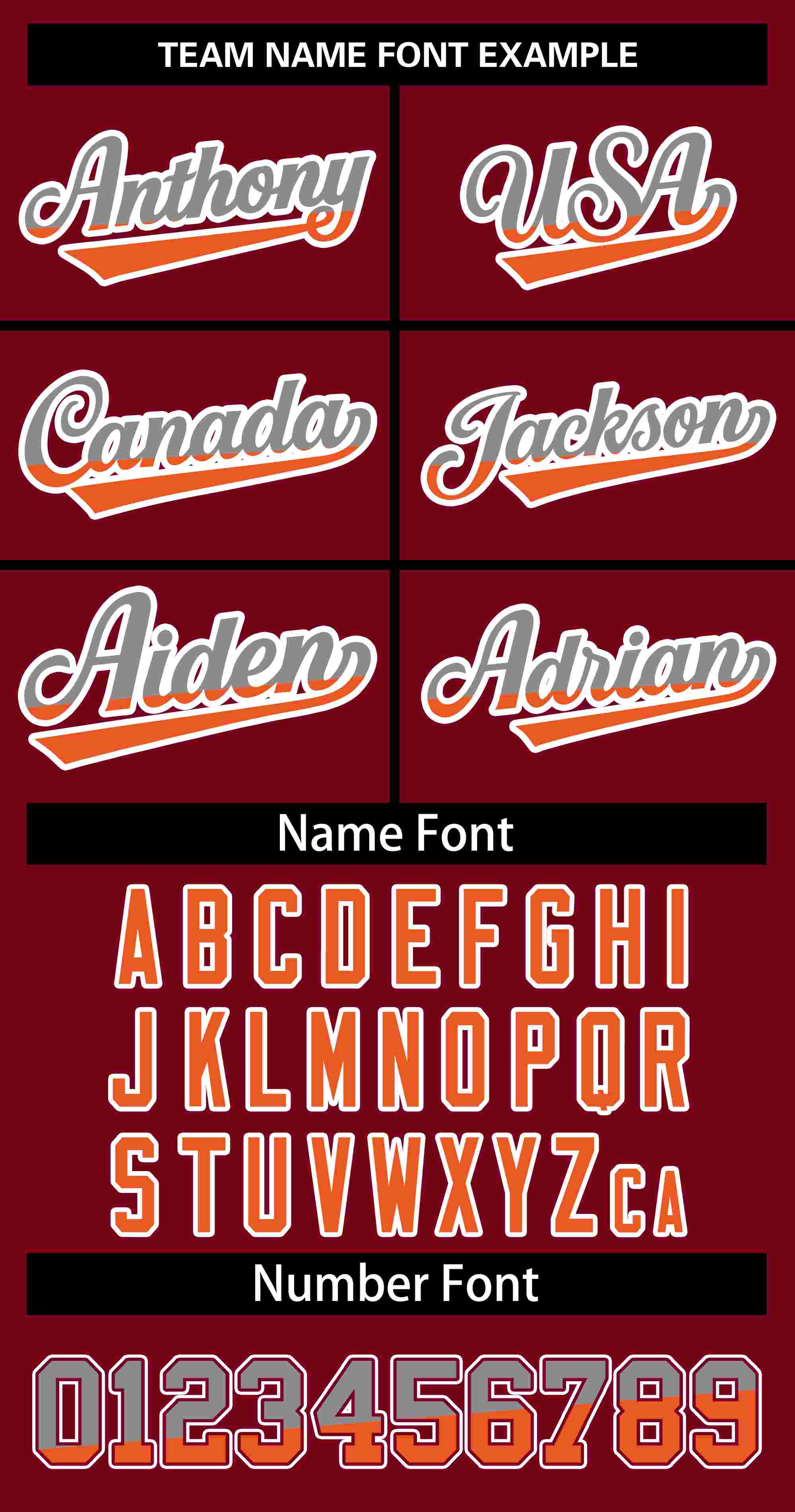 Custom Crimson Gray Orange-White Stripe Font Gradient Fashion Authentic Baseball Jersey