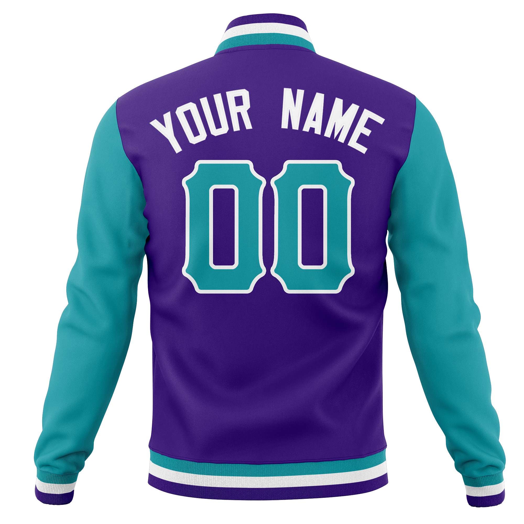 Custom Cotton Blend Full-Snap Varsity Baseball Jackets Personalized Coats