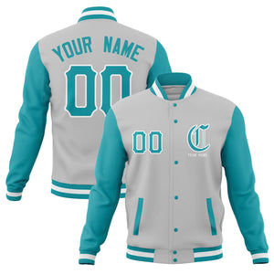 Custom Cotton Blend Full-Snap Varsity Baseball Jackets Personalized Coats