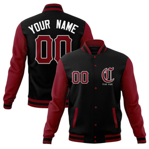 Custom Cotton Blend Full-Snap Varsity Baseball Jackets Personalized Coats