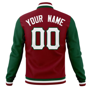 Custom Full-Snap Varsity Bomber Baseball Jackets Personalized Coats