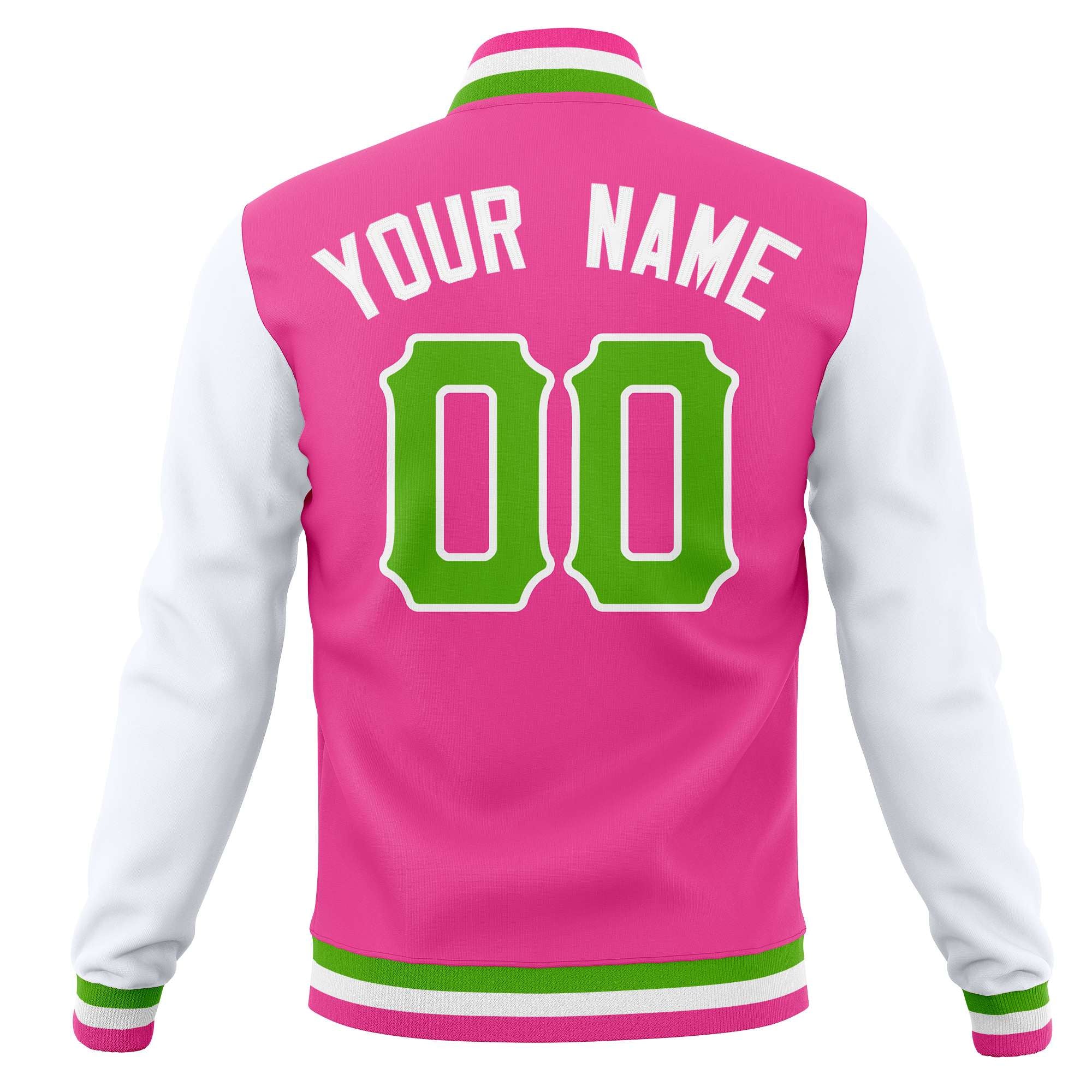 Custom Full-Snap Varsity Letterman Baseball Jackets Personalized Cotton Blend Coats