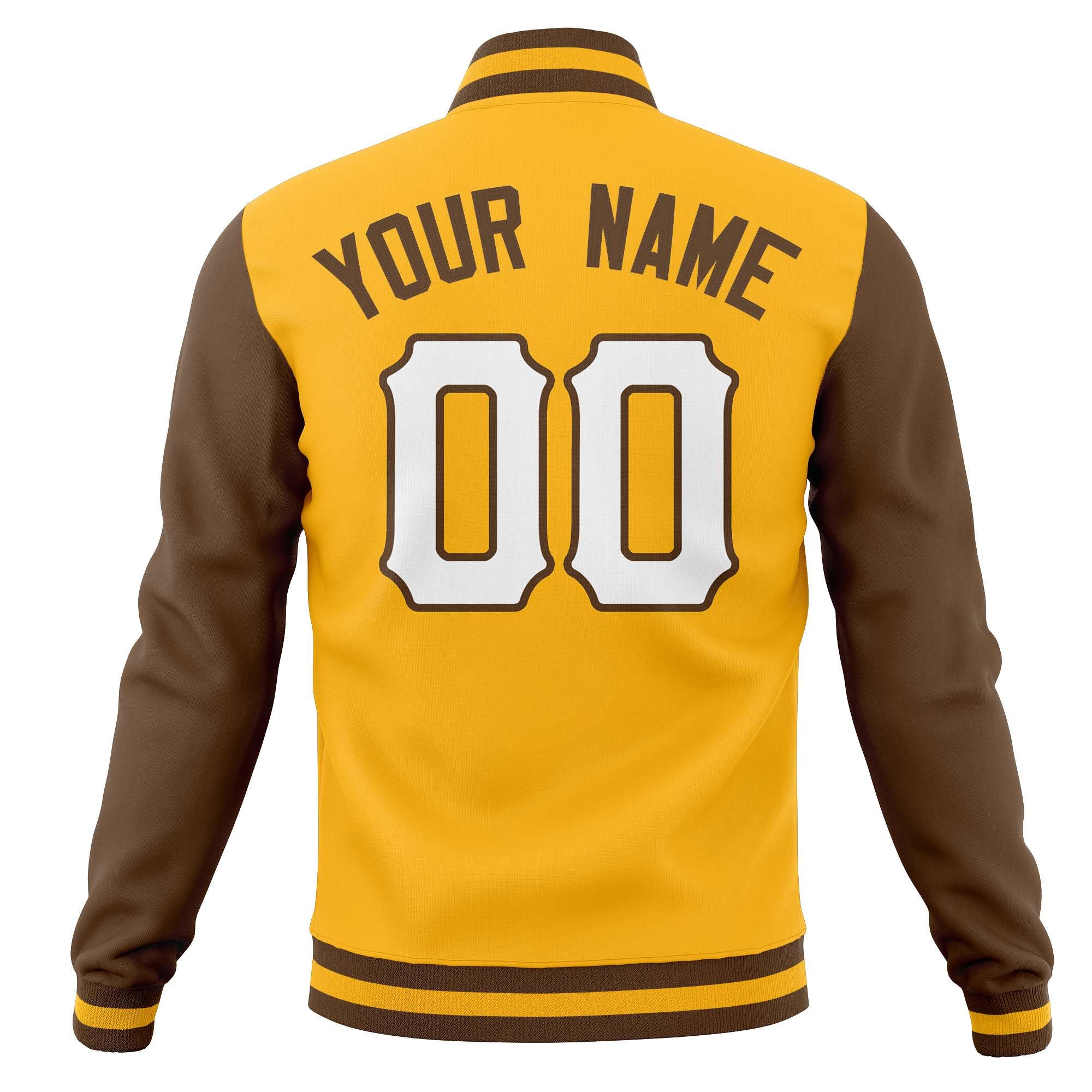 Custom Cotton Blend Full-Snap Varsity Baseball Jackets Personalized Coats