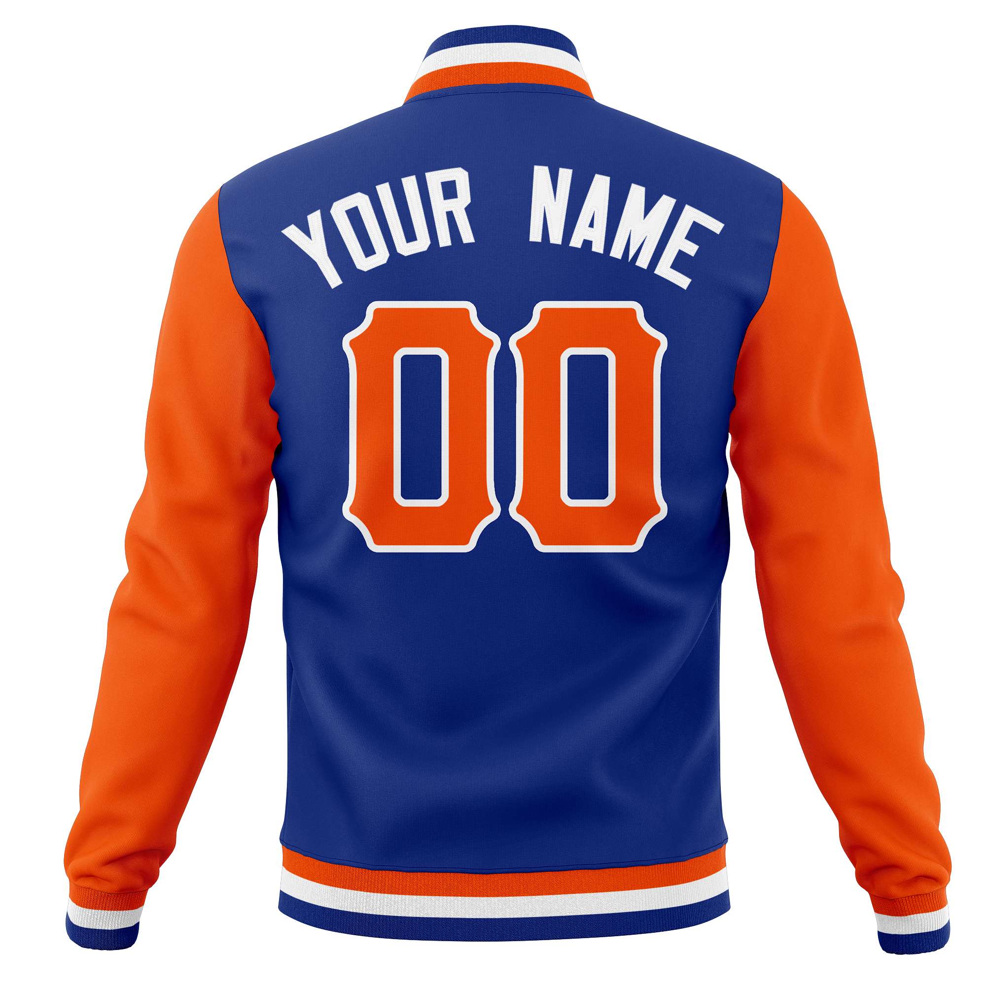 Custom Full-Snap Varsity Letterman Baseball Jackets Personalized Coats Stitched Name Number