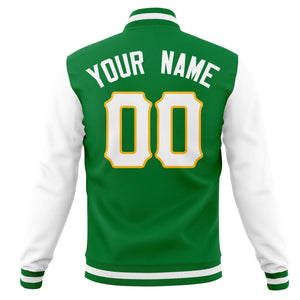 Custom Full-Snap Varsity Bomber Baseball Jackets Personalized Coats